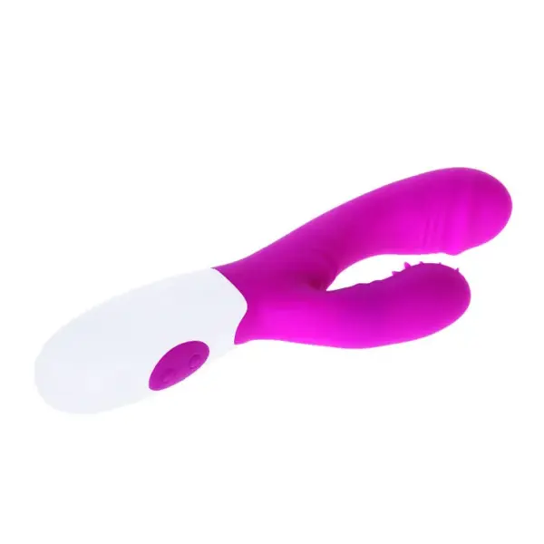 Pretty Love - Vibrador Estimulador Andre en Lila y Blanco - Imagen 3