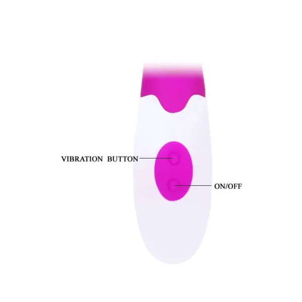 Pretty Love - Vibrador Estimulador Andre en Lila y Blanco - Imagen 7