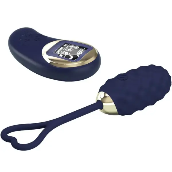 Pretty Love - Huevo vibrador control remoto azul para placer íntimo - Imagen 4