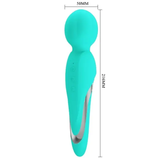 Pretty Love - Vibrador Wand Verde Agua - Imagen 5