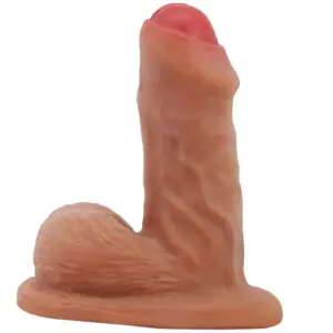Pretty Love - Warnell Dildo Ultra Realístico y Elástico 9.5 cm Mulato