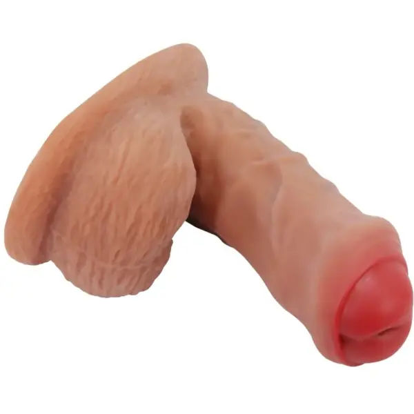 Pretty Love - Warnell Dildo Ultra Realístico y Elástico 9.5 cm Mulato - Imagen 4