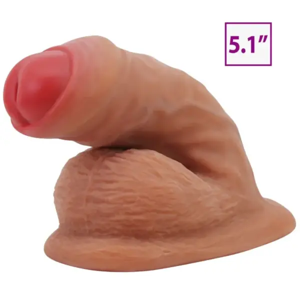 Pretty Love - Warnell Dildo Ultra Realístico y Elástico 9.5 cm Mulato - Imagen 8