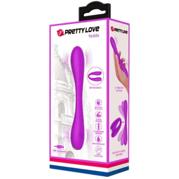 Pretty Love - Yedda Vibrador flexible con 12 modos de vibración - Imagen 9