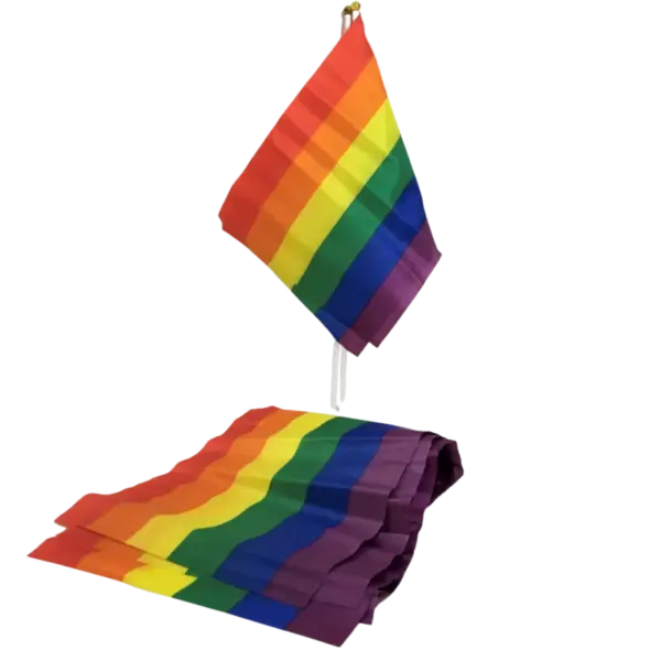 PRIDE - Banderín Pequeño Bandera LGBT