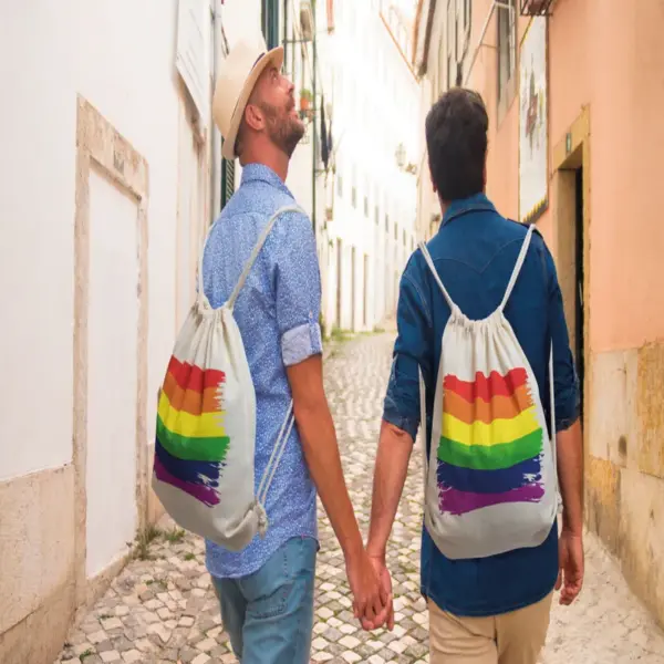 PRIDE - Mochila Algodón Bandera para la Diversidad - Imagen 2
