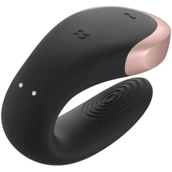 Satisfyer - App Double Love Vibrador Parejas Luxury Negro - Imagen 4