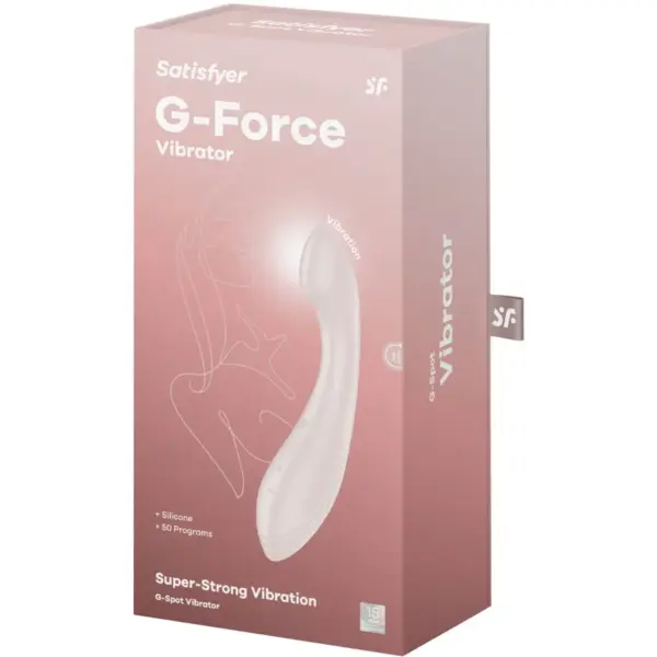 Satisfyer - G-Force Estimulador Vibrador Punto G Beige - Imagen 6