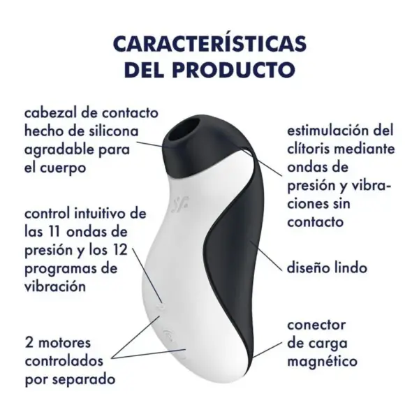 Satisfyer - Orca Air Pulse Stimulator + Vibration - Imagen 7
