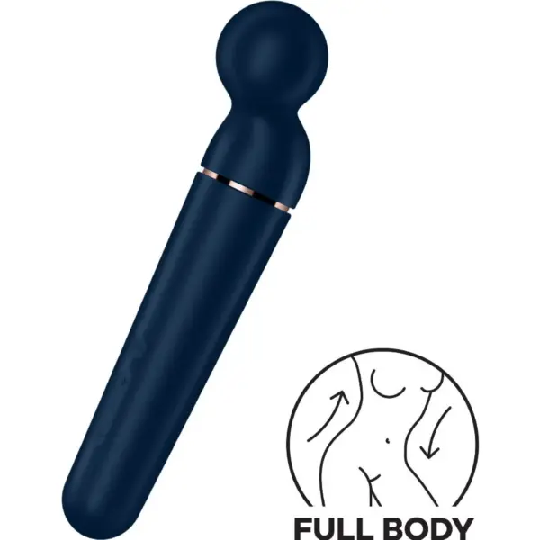 Satisfyer - Planet Wand-er Masajeador Vibrador Azul - Imagen 5