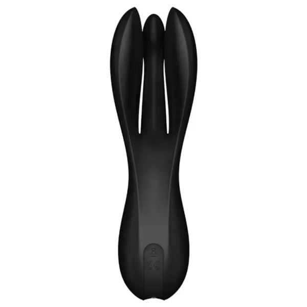 Satisfyer - Threesome 2 Vibrador Negro - Imagen 4