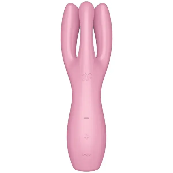 Satisfyer - Threesome 3 Vibrador Rosa para Placer Sin Límites - Imagen 2