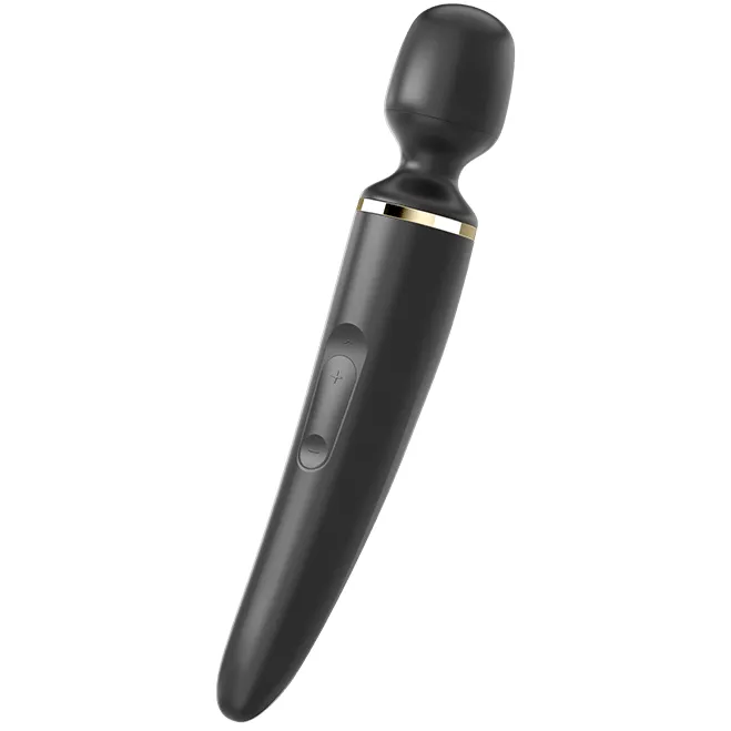 Satisfyer - Wand-er Woman Negro: Masajeador XXL para Placer Sin Límites