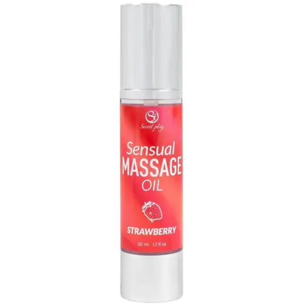 SECRETPLAY - Aceite de masaje Fresa para momentos íntimos