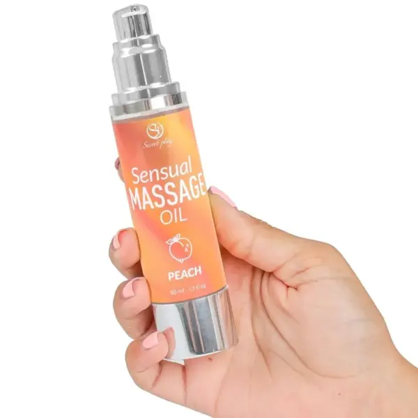 SECRETPLAY - Aceite de Masaje Melocotón para Sensaciones Placenteras - Imagen 2
