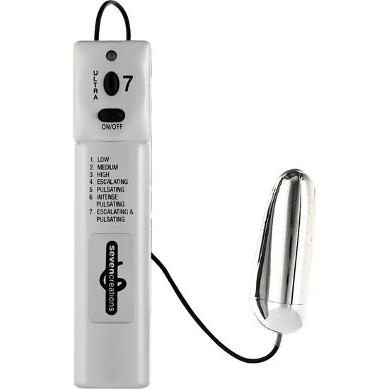 Seven Creations - Ultra 7 Huevo Vibrador con Control Remoto