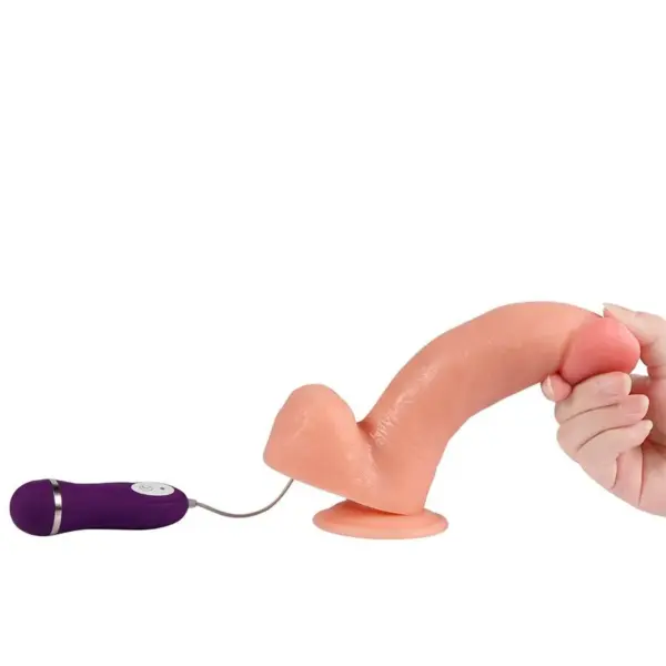SHEQU - Phantom Dildo Vibrador con Control Remoto 20 cm - Imagen 5