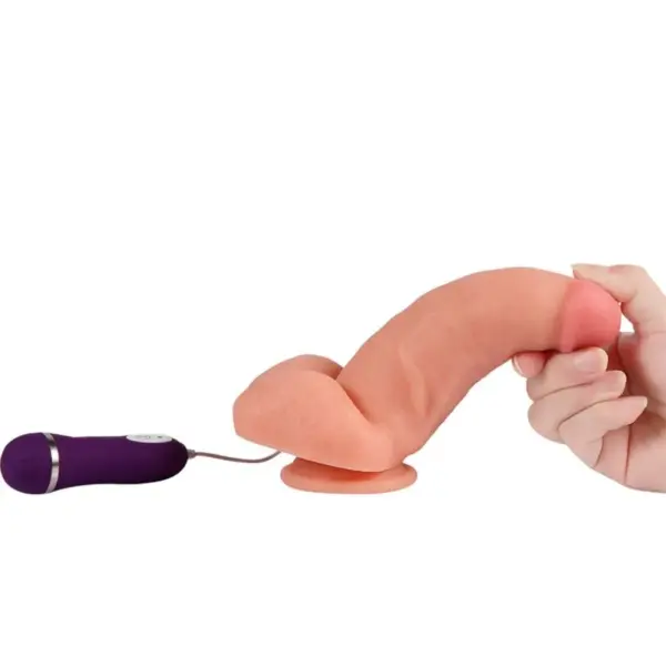 SHEQU - Dildo vibrador Red Eagle con control remoto 17 cm para disfrute íntimo - Imagen 5