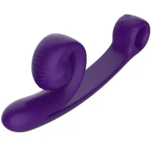 SNAIL VIBE - Vibrador curvo morado para el placer del punto G