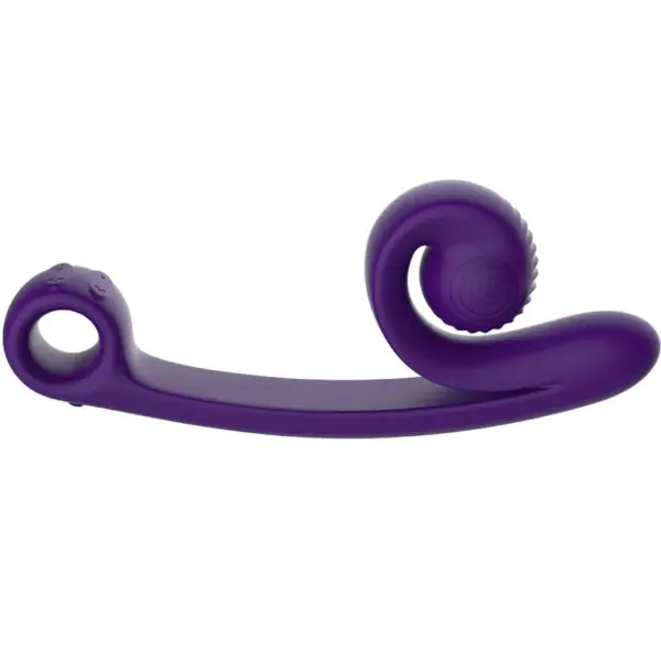 SNAIL VIBE - Vibrador curvo morado para el placer del punto G - Imagen 2