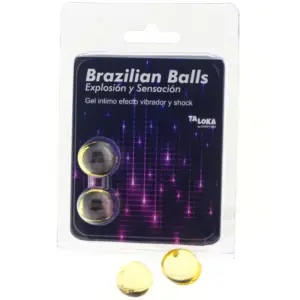 TALOKA - Brazilian Balls Gel Excitante Efecto Vibración y Shock