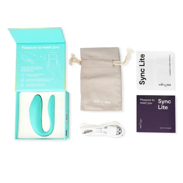 We-Vibe Sync Lite - Estimulador Clítoris Turquesa para Parejas - Imagen 5