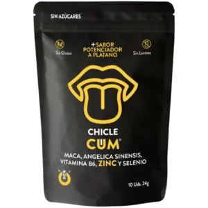 WUG SEX SENSE - Chicle CUM Aumentador de Eyaculación Sabor Plátano