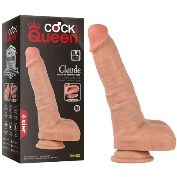 XISE - Dildo Realístico Doble Densidad 16,5 cm para Placer Realista - Imagen 6