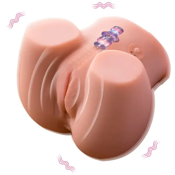 XISE - Connie Trasero Masturbador Vagina y Ano Realístico Multiposición con Vibración