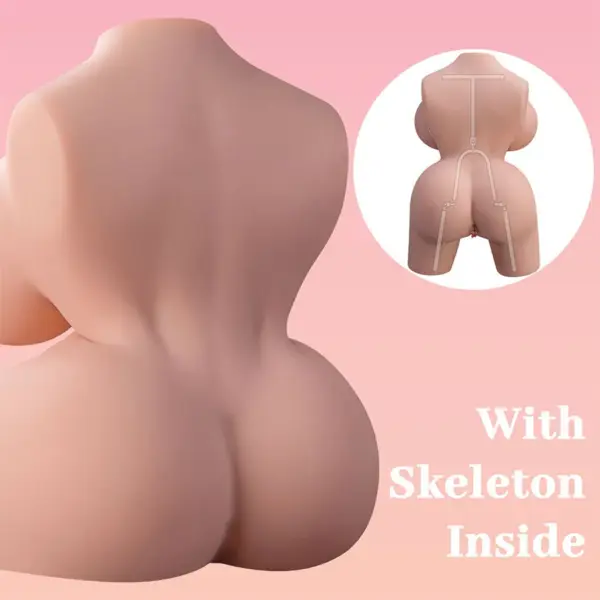 XISE - Torso Realístico Femenino con Vibración 36 cm - Imagen 16