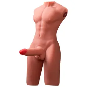 XISE - Jason Half Body Torsos Realístico Masculino con Thrusting y Vibración 55 cm