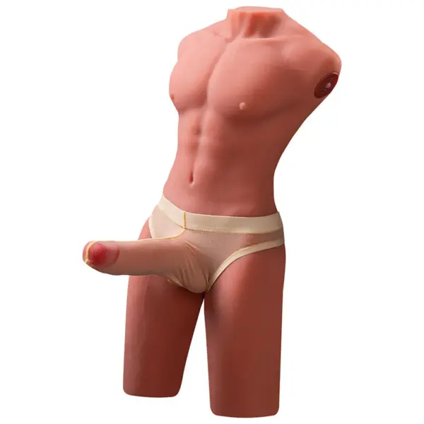XISE - Jason Half Body Torsos Realístico Masculino con Thrusting y Vibración 55 cm - Imagen 6