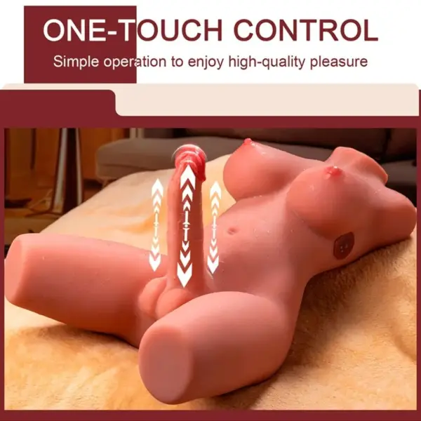 XISE - Miah Lady Boy Torso Femenino con Dildo y Vibración Avanzada - Imagen 9
