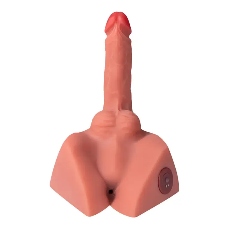 XISE - Masturbador Dildo y Ano Realista con Thrusting 15 cm