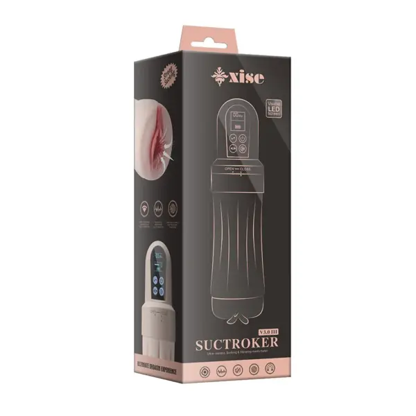 XISE - SuckTrocker V3.0 III Masturbador Vagina con Vibración - Imagen 7