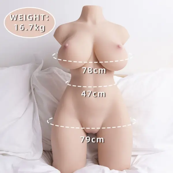 XISE - Tidy Torso Realístico Femenino con Thrusting 71 cm - Imagen 3