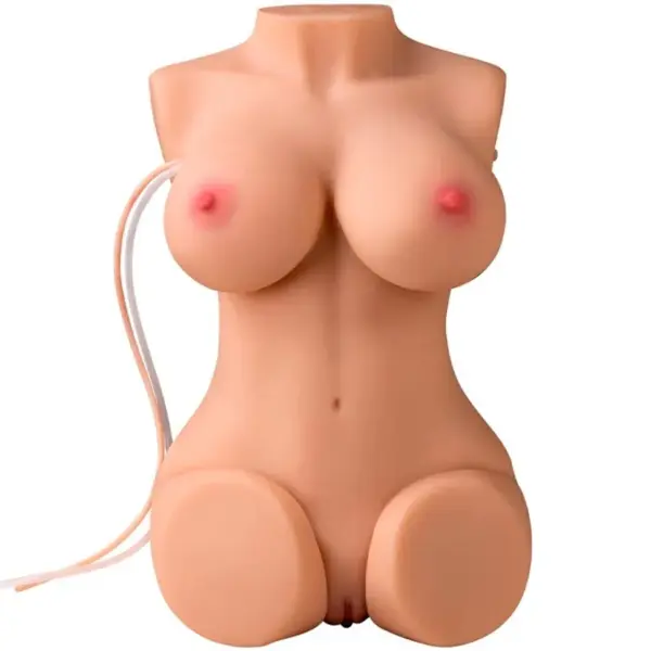 XISE - Torso femenino realista con vibración y control remoto