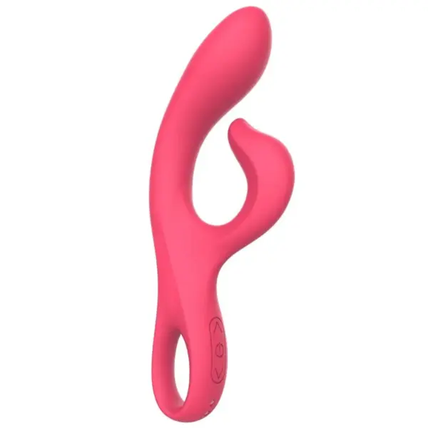 XOCOON - Vibrador Punto G con Estimulador de Clítoris Fucsia - Imagen 2