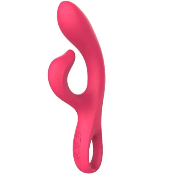 XOCOON - Vibrador Punto G con Estimulador de Clítoris Fucsia - Imagen 4