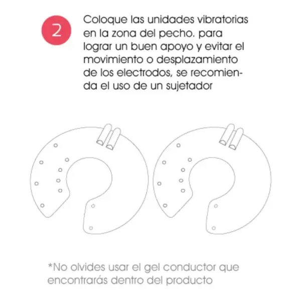 U-Breast - Dispositivo de electroestimulación para aumento de senos - Imagen 3