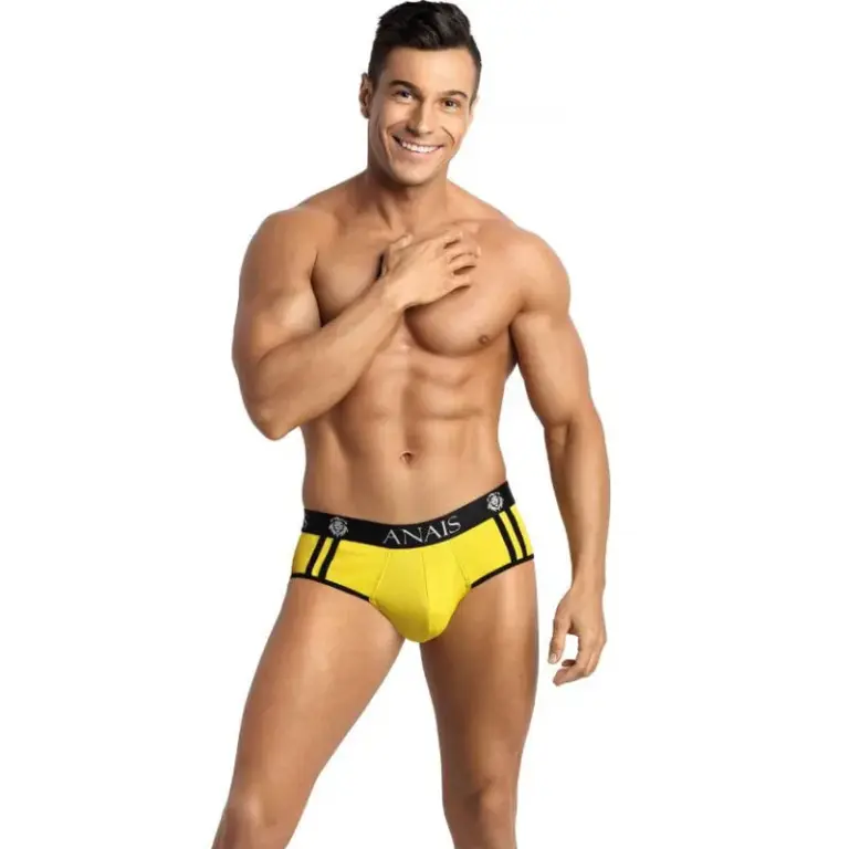 ANAIS MEN - Tokio Jock Bikini L: Braguitas de bikini abiertas para un look atrevido