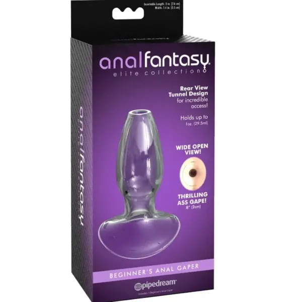 Anal Fantasy Elite Collection - Dilatador Anal Gaper para Principiantes en Cristal Talla S - Imagen 4