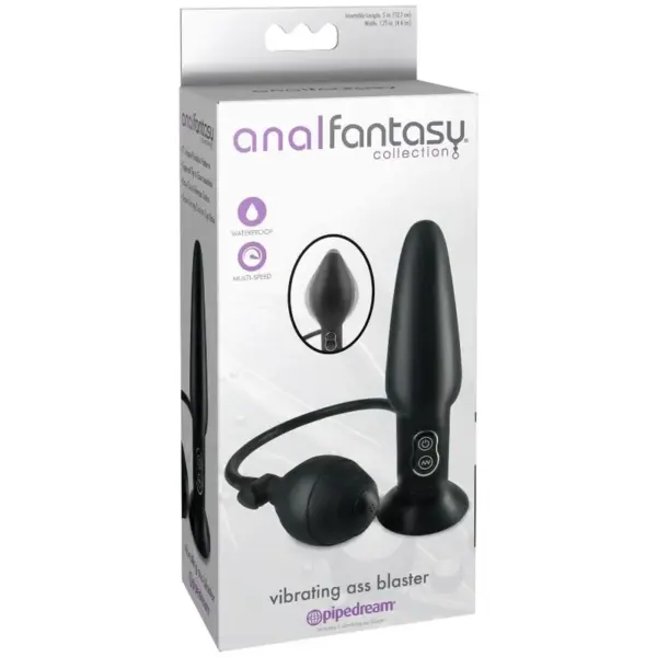 Anal Fantasy - Plug Hinchable Vibrador para Estimulación Anal - Imagen 3