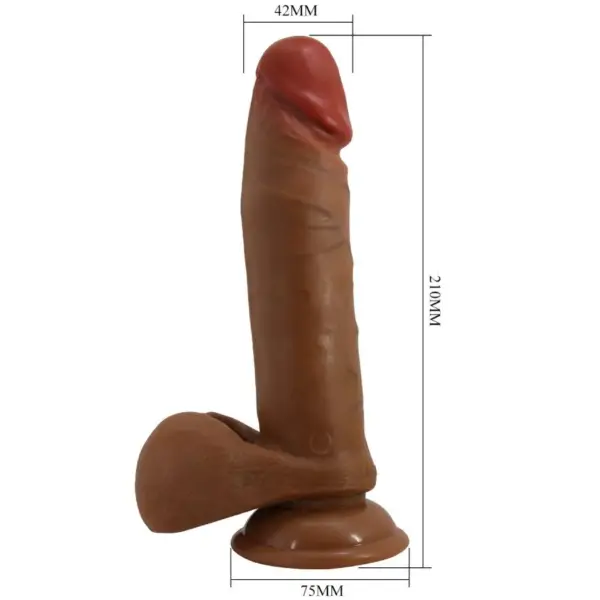 BAILE - Dildo Realístico 21 cm Mulato - Imagen 7