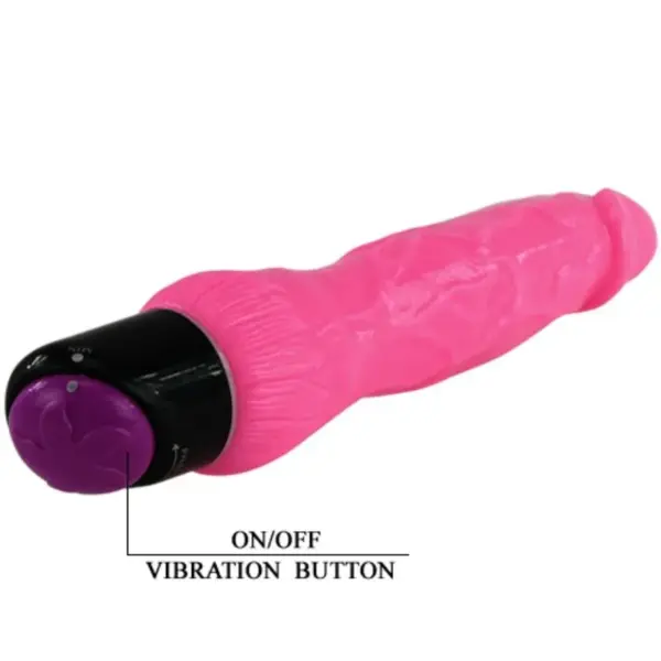 BAILE - Vibrador Realístico Colorful Sex Rosa 24 cm - Imagen 6