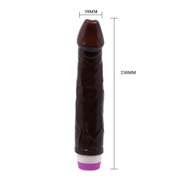 Waves of Pleasure - Vibrador 23 cm Marrón - Imagen 3