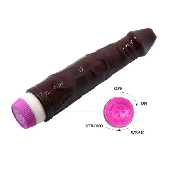 Waves of Pleasure - Vibrador 23 cm Marrón - Imagen 4