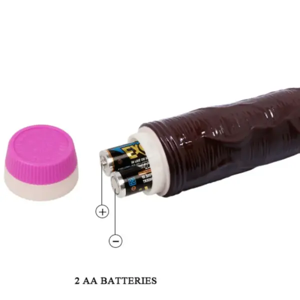 Waves of Pleasure - Vibrador 23 cm Marrón - Imagen 5