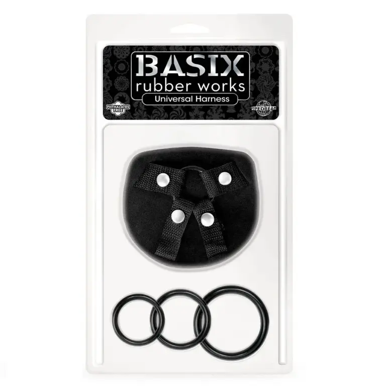 BASIX - Arnés Universal con 3 Anillas para Dildo