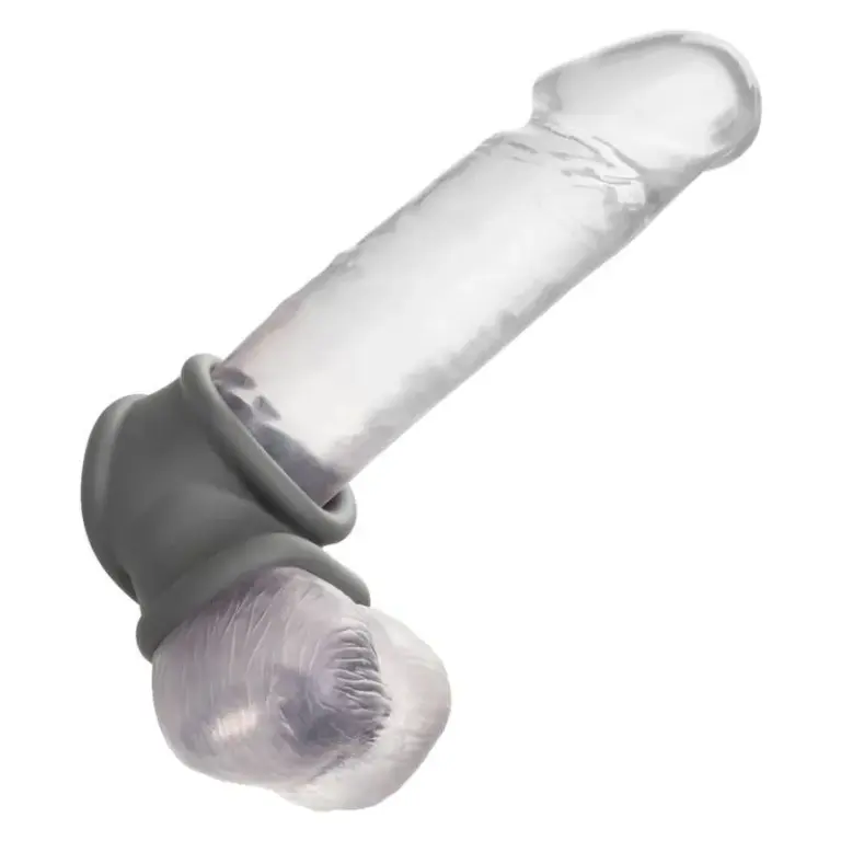 CALEXOTICS - Anillo de Precisión Alpha en Gris para Placer Intenso